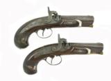 "Pair of Very Fine Deluxe Henry Derringer Pocket Pistols (AH4523)" - 1 of 8