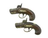 "Beautiful Pair of Peanut Size Henry Derringer Pistols (AH4521)" - 2 of 7
