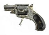 Beautifully Engraved Belgian Velo Dog Revolver (AH4671) - 3 of 4