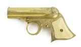 Rare Factory Engraved Gold Plated Remington Elliott .22 Caliber Derringer (AH4728) - 1 of 6