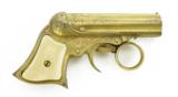 Rare Factory Engraved Gold Plated Remington Elliott .22 Caliber Derringer (AH4728) - 3 of 6