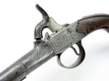 "British Large Queen Anne Percussion Pistol by W. Henshaw (AH3772)" - 3 of 9