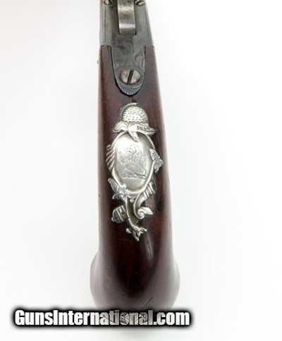 "British Large Queen Anne Percussion Pistol by W. Henshaw (AH3772)" - Image 9 of 9