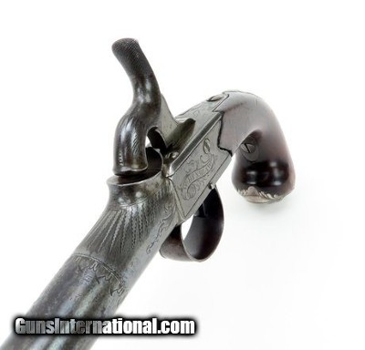 "British Large Queen Anne Percussion Pistol by W. Henshaw (AH3772)" - Image 4 of 9
