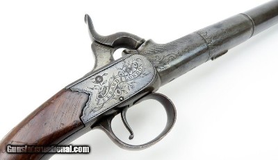 "British Large Queen Anne Percussion Pistol by W. Henshaw (AH3772)" - Image 5 of 9