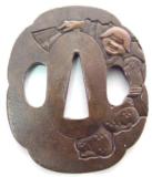 "Japanese Wakizashi Tsuba (SW380)" - 1 of 4