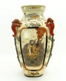 Beautiful Earthenware Satsuma Vase(CUR279) - 5 of 12