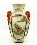 Beautiful Earthenware Satsuma Vase(CUR279) - 7 of 12