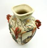 Beautiful Earthenware Satsuma Vase(CUR279) - 10 of 12