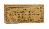 Frankford Arsenal 1879 Ammunition Packet (MIS1175) - 1 of 1