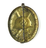 WWII Nazi Gold Wound Badge with Hollow Back (MM950) - 2 of 2