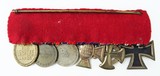 "German WWII Six Medal Bar which includes The" Luftschutz-Ehrenzeichen 1c Stuf" (MM958)" - 6 of 6