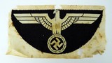 "Nazi Sports Eagle cut from a shirt (MM962)" - 2 of 2