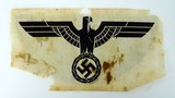 "Nazi Sports Eagle cut from a shirt (MM962)" - 1 of 2