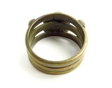 WWI Theater Made Ring from Brass Casings (MM1005) - 2 of 2