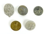 Five Miscellaneous Nazi Political Tinnies (MM801) - 1 of 2