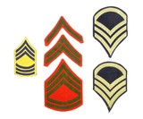 "U.S. Military Vintage Rank Chevrons (MM825)" - 1 of 2