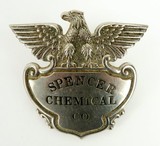 "WWI Era Spencer Chemical Cap Badge (MM896)"