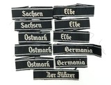 "Lot of Assorted Reproduction SS Cuff Titles (MM911)" - 1 of 1