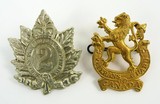 "Two Canadian Infantry Badges (MM1039)"