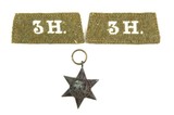 "British WWII Star Medal and WWI Slip on Shoulder Devices (MM1064)" - 1 of 1