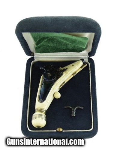 "Very Finely Made Miniature Wheelock Pistol (CUR306)"