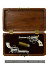 "American Miniature Gun Manufacture Pair of Colt Single Action Armies Engraved.(C14302)" - 1 of 5