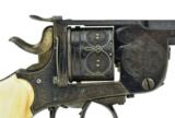 "Very Rare French Levaux Revolver by E. Pertuiset (AH4898)" - 6 of 12