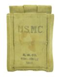 "Original ’44 Dated USMC Marked 3-Pocket Magazine Pouch (MM1158)" - 2 of 3