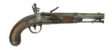 "U.S. Model 1836 Flintlock Pistol by Waters (AH4907)" - 1 of 8