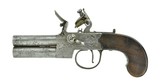 British Double Barrel Over/Under Flintlock (AH4916) - 3 of 7