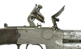 British Double Barrel Over/Under Flintlock (AH4916) - 2 of 7
