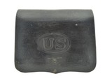 "U.S. Civil War cartridge box that was made by S.H. Young (MM1165)" - 1 of 5