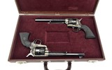 Consecutive Pair of Colt Custom Engraved Single Action .45's (C14593) - 1 of 12
