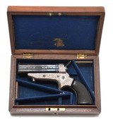Beautiful Factory Engraved Cased Tipping & Lawden Model 2 Derringer .30 (AH4700) - 1 of 9