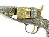 New York Engraved Tiffany Gripped Colt 1862 Pocket Navy Conversion (C14633) - 2 of 12