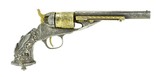 New York Engraved Tiffany Gripped Colt 1862 Pocket Navy Conversion (C14633) - 4 of 12