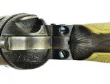 "Inscribed Factory Engraved Colt 1851 Navy with Carved Mexican Eagle Ivory Grips (C14631)" - 9 of 12