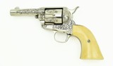 Engraved Colt Single Action Army Sheriffs Model (C11587) - 1 of 10