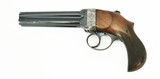 Rare Thomas Bland Mitrailleuse 4 barrel pistol (AH4059) - 1 of 10