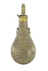 Batty Martial Peace Powder Flask Dated 1857 (MM1183) - 2 of 3