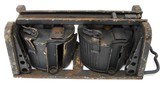 WWI German MG drum magazines (2) with carrier.
(MM679) - 2 of 5