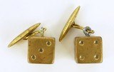 "Vintage Gold Toned
Cuff Links (MM844)" - 1 of 1