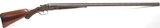 Meriden Firearms Co. The Aubrey Model 12 gauge Damascus barrel shotgun. Barrels are 32