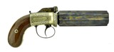 "Beautiful Dragoon Size British Pepperbox by W.A.Beckwith. (AH5006)" - 2 of 7