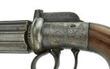 English 6-Shot Bar Hammer Pepperbox Revolver (AH5035) - 2 of 7