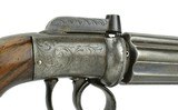 English 6-Shot Bar Hammer Pepperbox Revolver (AH5035) - 4 of 7