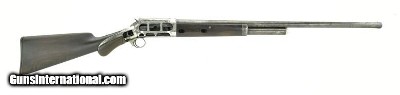 "Rare Burgess Factory Cutaway Slide Action Shotgun (S10459)"