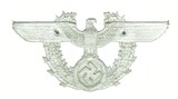 WWII German Police Shako Eagle (MM1220) - 1 of 1