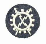 Luftwaffe Signal Equipment Branch Arm Badge (MM1236) - 1 of 2